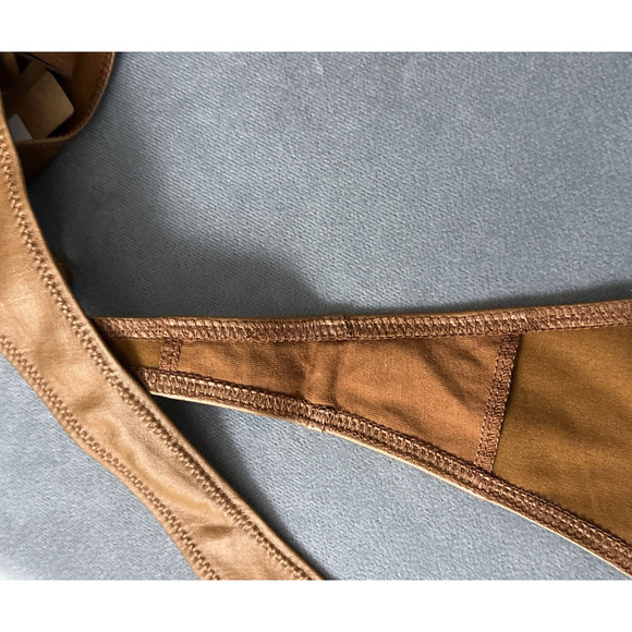 New SKIMS Wet Jersey Dipped Thong Panty Copper Plus Size 3X Panties New NWT - Picture 6 of 6